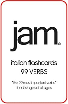 JAM Italian Flashcards: 99 Verbs