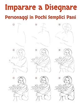 Imparare a Disegnare Personaggi in Pochi Semplici Passi: Tutorial per Disegnare Anatomia Umana, Pose e Corpi – Regalo per Disegnatori Principianti