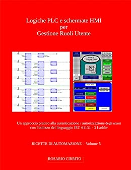 Logiche PLC e schermate HMI per Gestione Ruoli Utente: Un approccio pratico alla autenticazione / autorizzazione degli utenti con il linguaggio IEC 61131 - 3 Ladder (RICETTE DI AUTOMAZIONE Vol. 5)