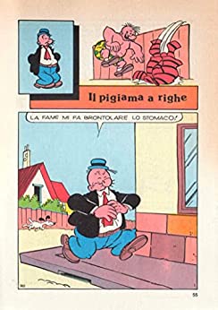 Braccio di Ferro - Il pigiama a righe