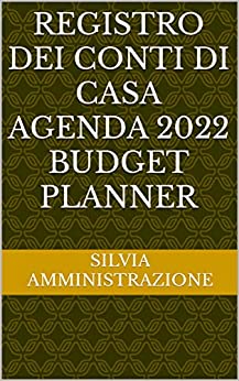 Registro dei conti di casa Agenda 2022 Budget Planner